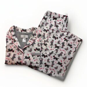 C Top Large Bottom XL 3/4 Sleeve Button